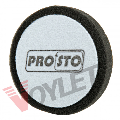 картинка PRO.STO Диск полировальный на липучке, 125*30 мм, черный/мягкий