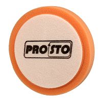 картинка PRO.STO Диск полировальный на липучке,  125*30 мм, Оранжевый/средней жесткости