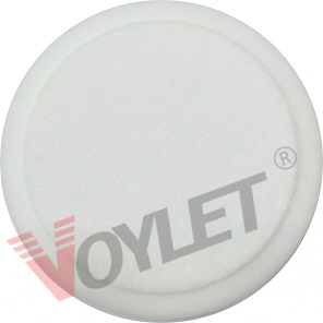 картинка PRO.STO Рифленый диск полировальный на липучке, 150*30 мм белый/супержесткий фото 3
