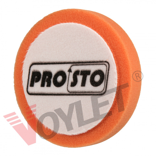 картинка PRO.STO Диск полировальный на липучке, 150*30 мм, оранжевый/средней жесткости фото 3