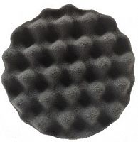 картинка PRO.STO Рифленый диск полировальный на липучке, 150*30 мм, черный/мягкий